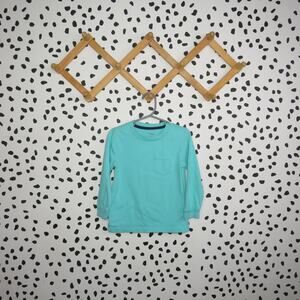 Simple Joys by Carter’s Blue Pocket Toddler Long Sleeve Shirt